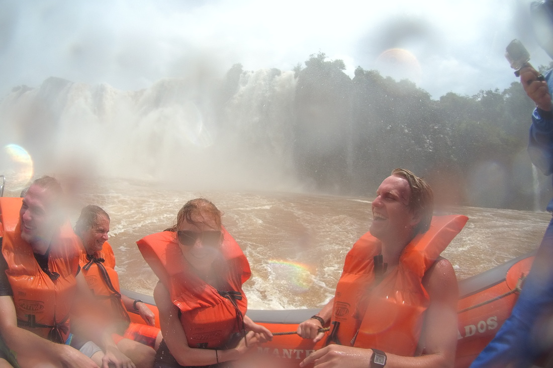 Iguazu Falls - My friends from Australia and Alaska